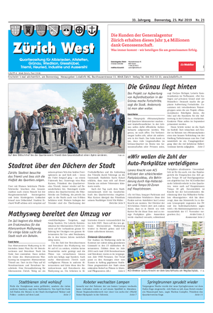 Lokalinfo Ag Zurich West 23 Mai 2019